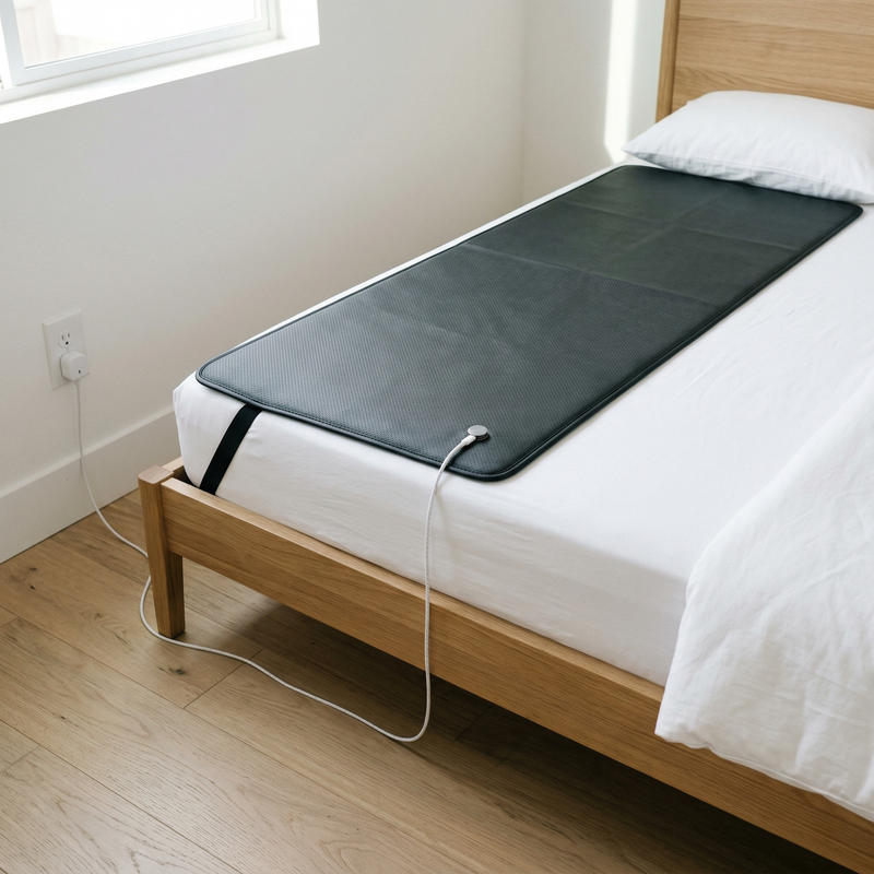 Sleep deeper with a grounding mat.