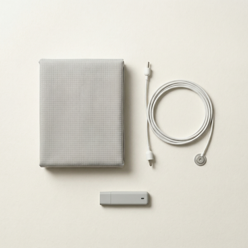 Silver-woven grounding sheet. Fits any bed.